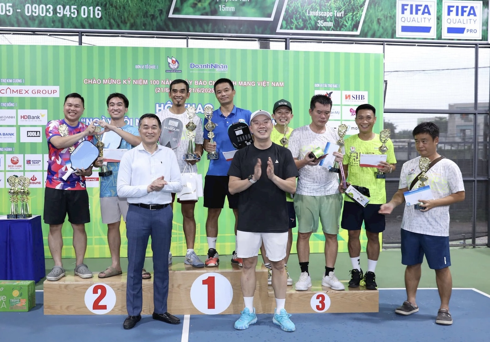 Tranh tài hấp dẫn tại giải pickleball 'Hội thao những người làm báo TP.HCM'- Ảnh 7. Tranh tài hấp dẫn tại giải pickleball 'Hội thao những người làm báo TP.HCM'- Ảnh 7.