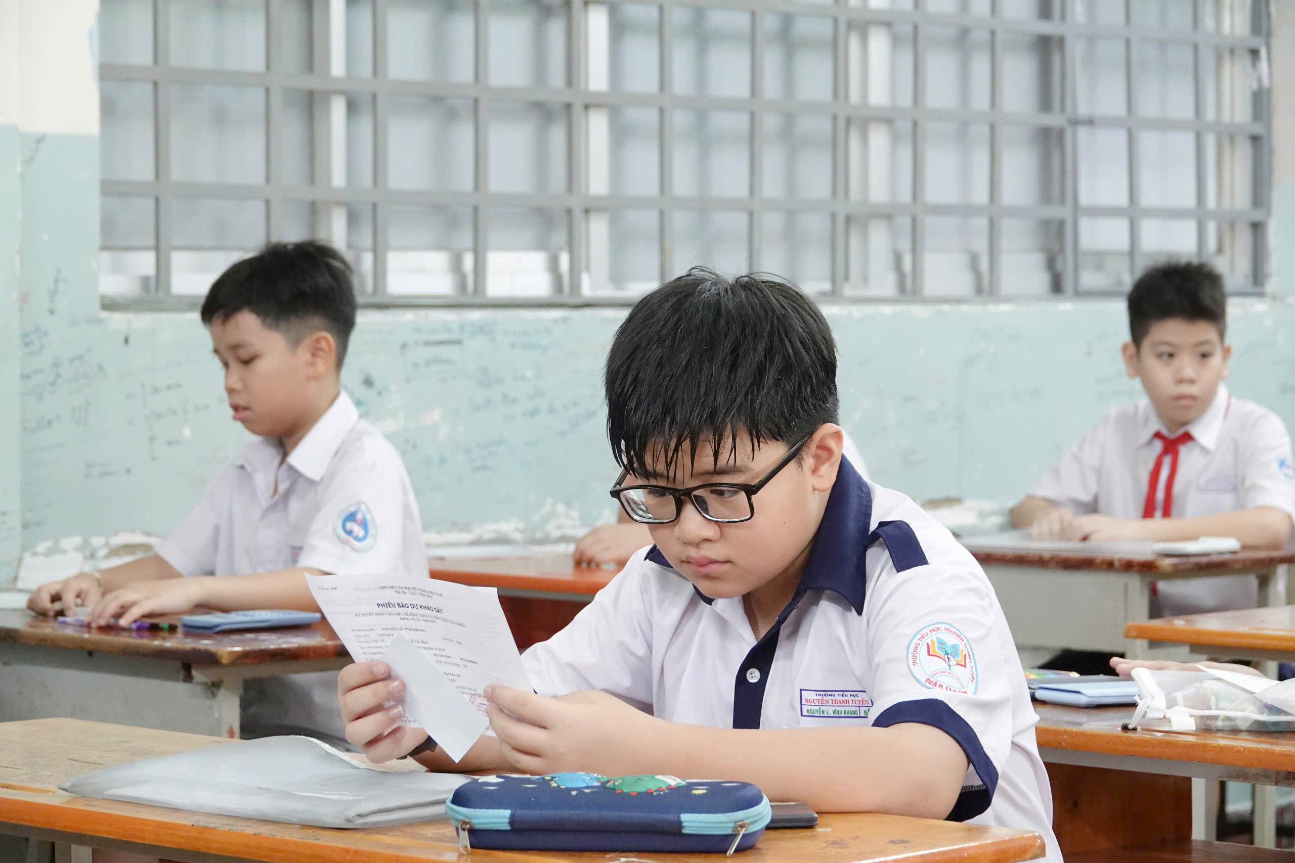 Тестовые вопросы и ответы для 6 класса Тран Дай Нгиа - Фото 1. Đề và đáp án bài khảo sát lớp 6 Trần Đại Nghĩa- Ảnh 1.