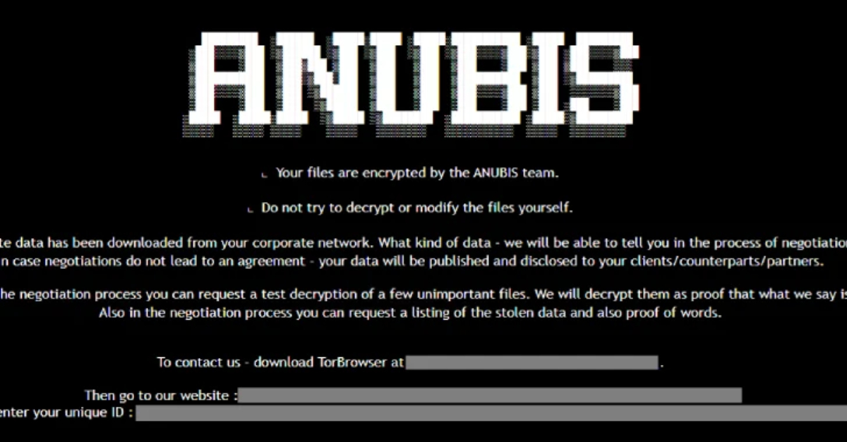 Phát hiện ransomware Anubis mới cực kỳ nguy hiểm - Ảnh 1.