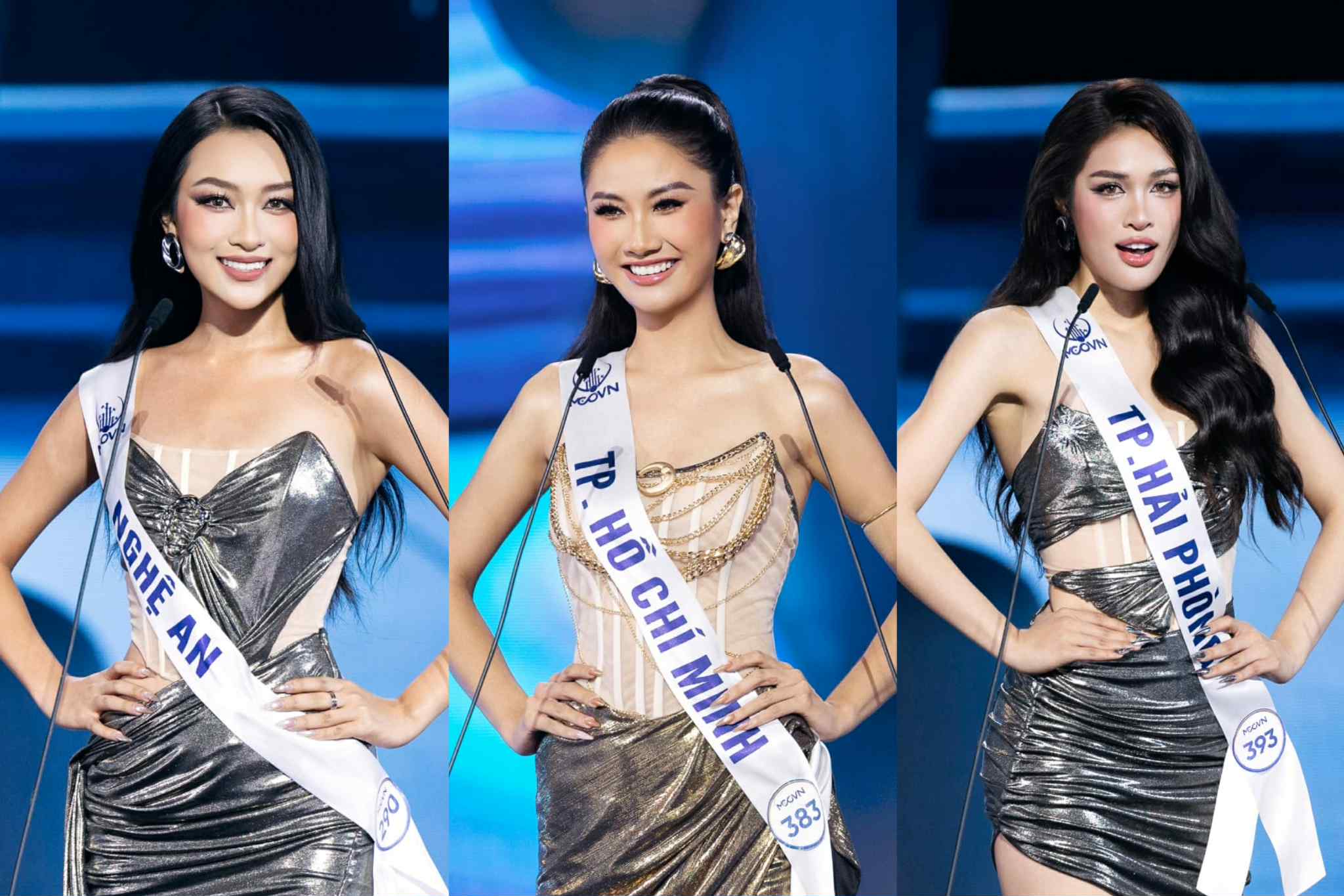 Thí sinh Hoa hậu Hoàn vũ Việt Nam trình diễn bikini 'bốc lửa' trong đêm bán kết- Ảnh 2.