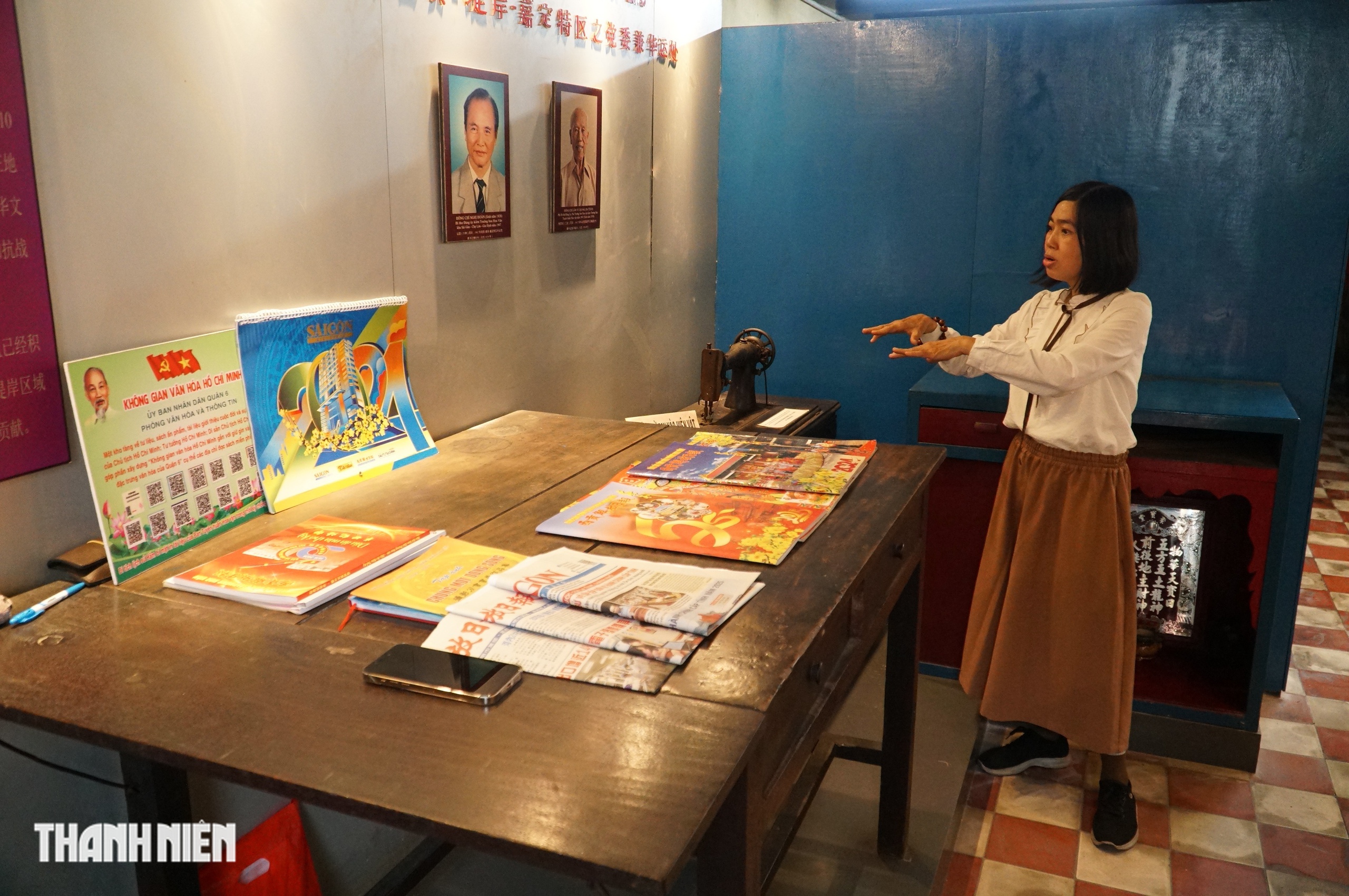 Nhà xưa có hầm bí mật ở Chợ Lớn, nơi in báo thời kháng chiến - Ảnh 3.