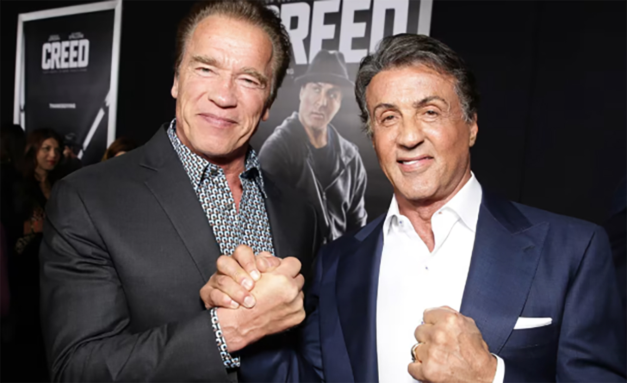 'Kẻ hủy diệt' Arnold Schwarzenegger tiết lộ cách kết thúc mối thù với Sylvester Stallone- Ảnh 1. 'Kẻ hủy diệt' Arnold Schwarzenegger tiết lộ cách kết thúc mối thù với Sylvester Stallone- Ảnh 1.
