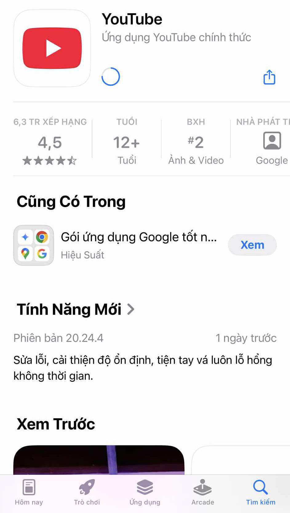 Google nêu lý do người dùng iPhone cập nhật ngay YouTube - Ảnh 1.