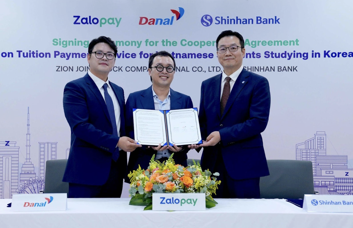 Zalopay hợp tác Danal và Shinhan Bank ra mắt dịch vụ thanh toán học phí quốc tế - Ảnh 1.