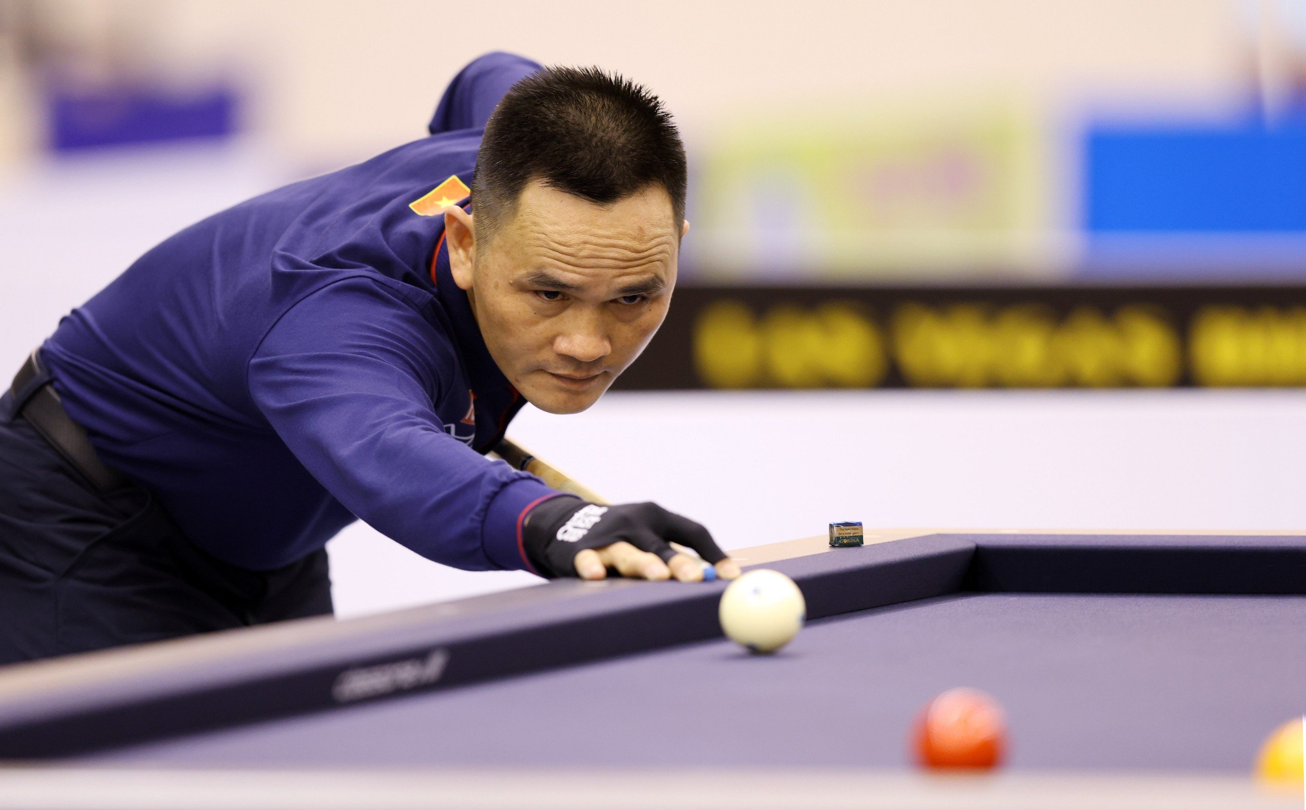 Biliar: Tanpa diduga meninggalkan UMB, Tran Duc Minh kalah dari mantan juara dunia di PBA - Foto 1. Billiards: Bất ngờ rời UMB, Trần Đức Minh thua cựu vô địch thế giới tại PBA- Ảnh 1.