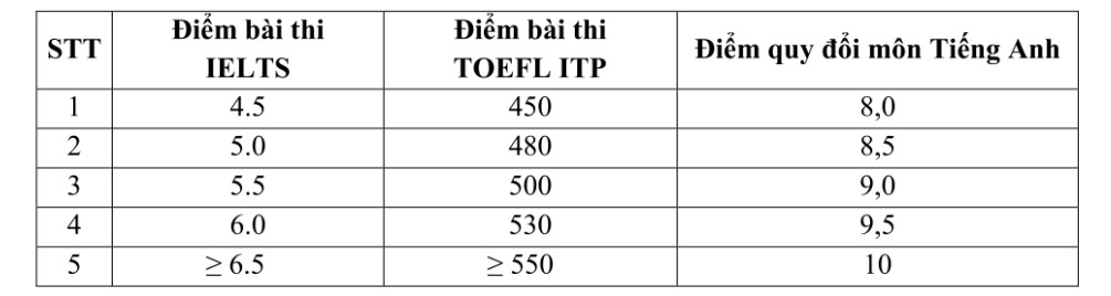 Pot fi folosite certificate de limbi străine pentru admitere în locul scorurilor la limba engleză? - Foto 8. Có thể dùng chứng chỉ ngoại ngữ để xét tuyển thay điểm tiếng Anh không? - Ảnh 8.