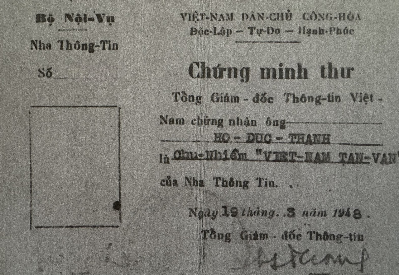 Vietnam Tan Van - en sjelden utenlandsk avis under motstandskrigen mot Frankrike - Foto 2. Việt Nam Tân văn - tờ báo đối ngoại hiếm hoi trong kháng chiến chống Pháp- Ảnh 2.