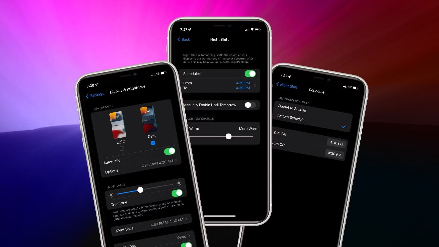 Sự khác biệt giữa Night Shift và Dark Mode trên iPhone - Ảnh 1.
