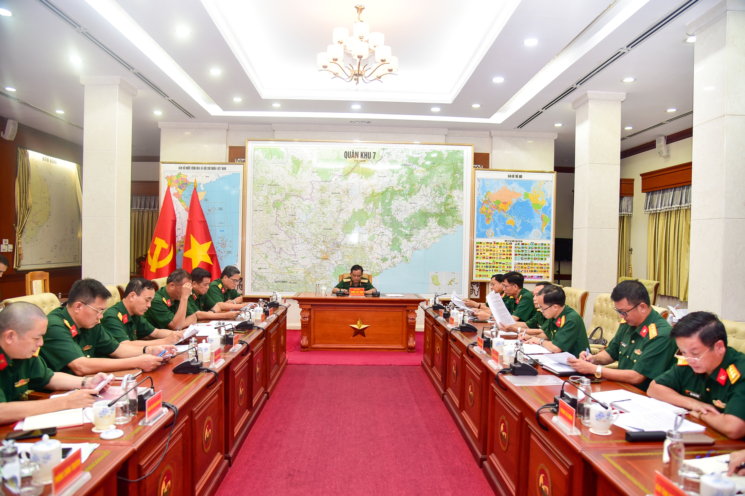 Múa súng, quân nhạc mừng 80 năm Bộ Tổng Tham mưu Quân đội nhân dân Việt Nam - Ảnh 1.