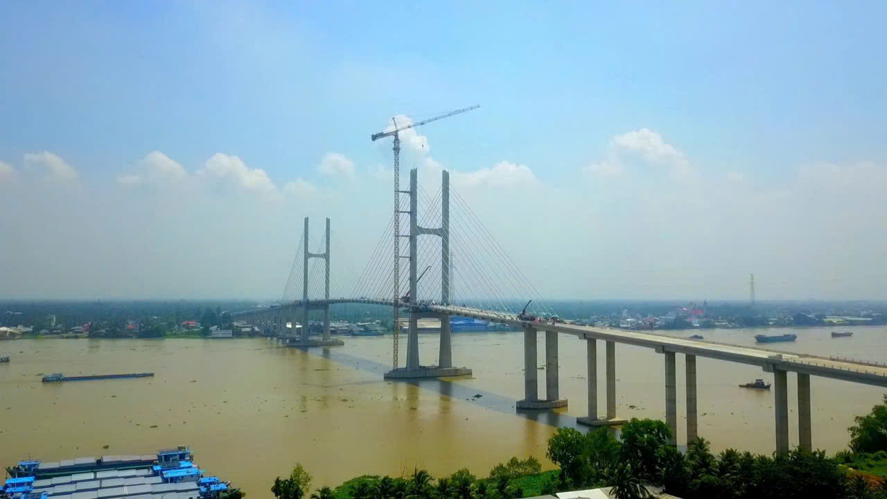 Cầu Rạch Miễu 2: Dự án hơn 6 . 800 Tỉ nối Tiền Giang và Bến Tre sắp hoàn thành - Ảnh 1. Cầu Rạch Miễu 2: Dự án hơn 6 . 800 Tỉ nối Tiền Giang và Bến Tre sắp hoàn thành - Ảnh 1.