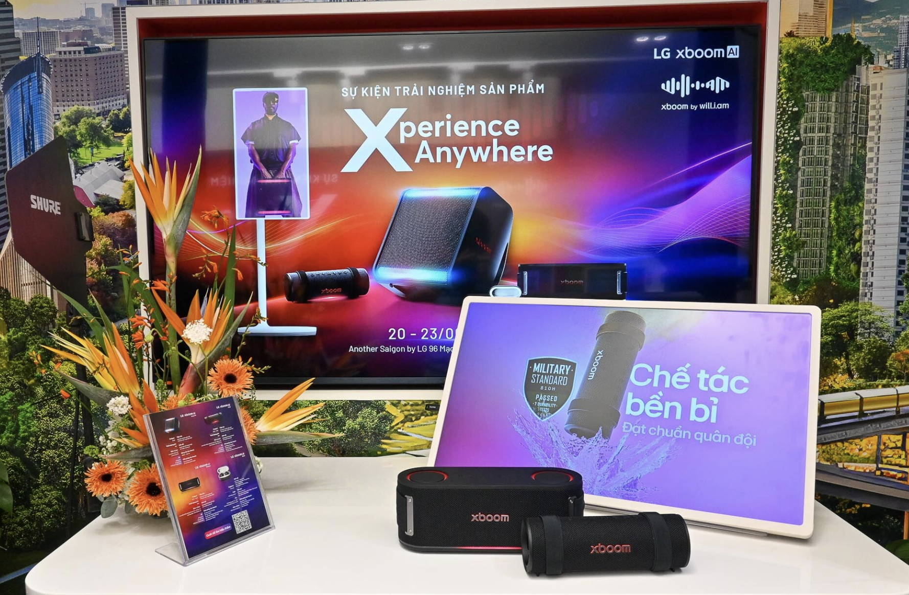 LG ra mắt loa di động xboom AI và màn hình đa năng StanbyME 2 tại Việt Nam - Ảnh 1. LG ra mắt loa di động xboom AI và màn hình đa năng StanbyME 2 tại Việt Nam - Ảnh 1.