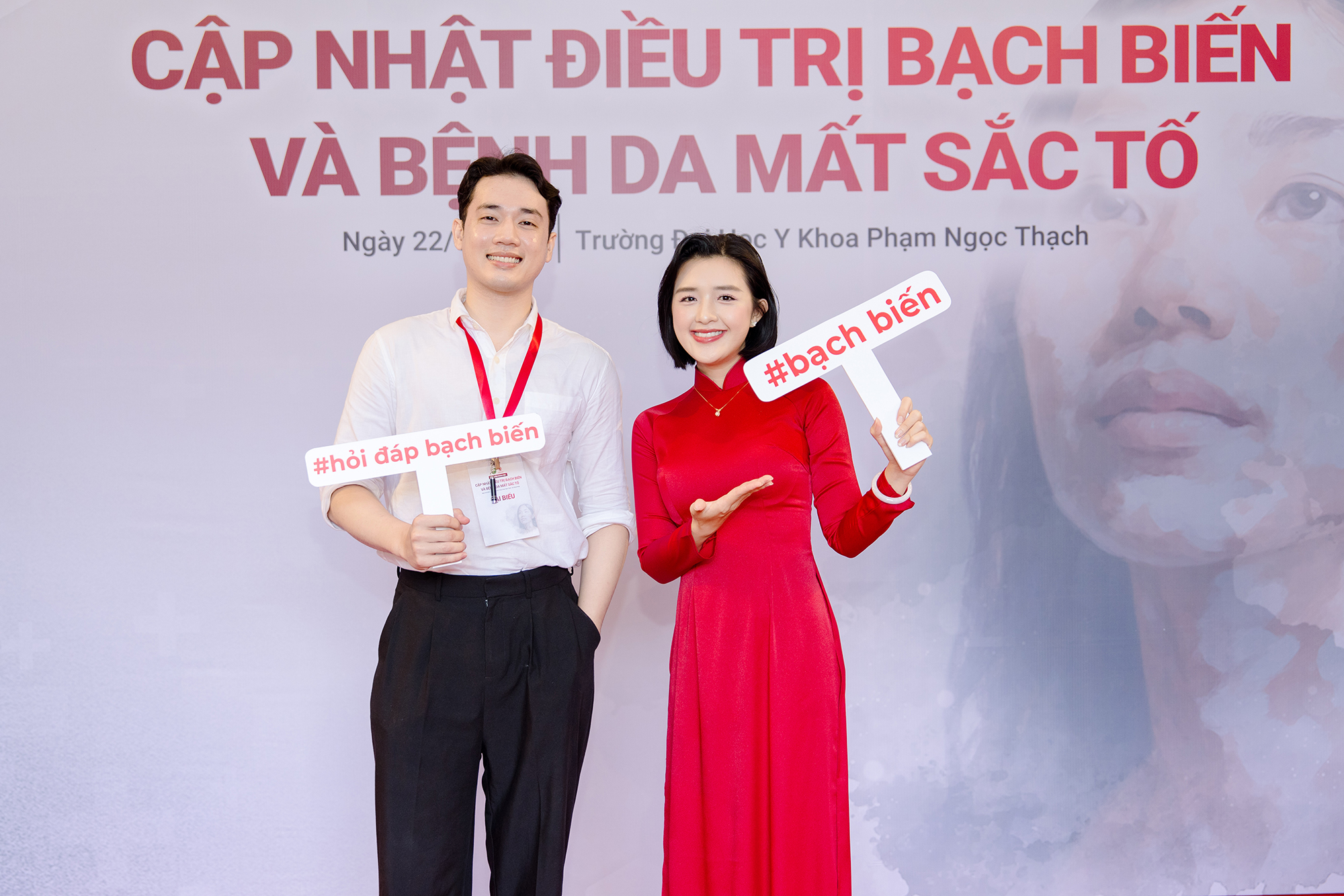 ជ័យលាភីលេខ១ មីស្ទឺរ វៀតណាម អមដំណើរអ្នកជំងឺ vitiligo - រូបថត ១. Á vương 1 Nam vương Việt Nam đồng hành với bệnh nhân bạch biến- Ảnh 1.