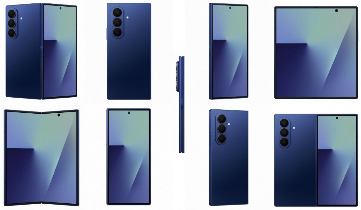Toàn bộ thiết kế và 3 màu sắc của Galaxy Z Fold7 đã lộ diện - Ảnh 1.