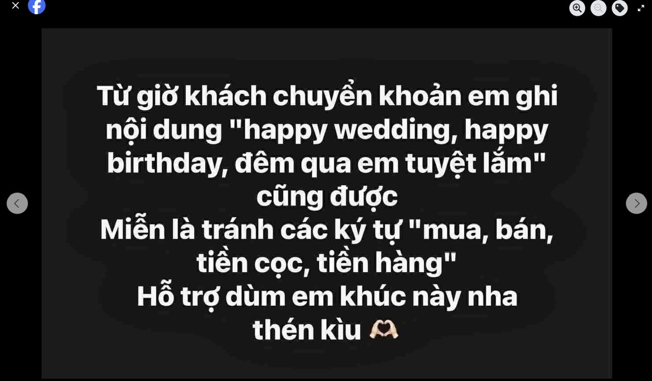 Người bán chỉ cách ghi nội dung chuyển khoản để né thuế, chuyên gia cảnh báo - Ảnh 1.