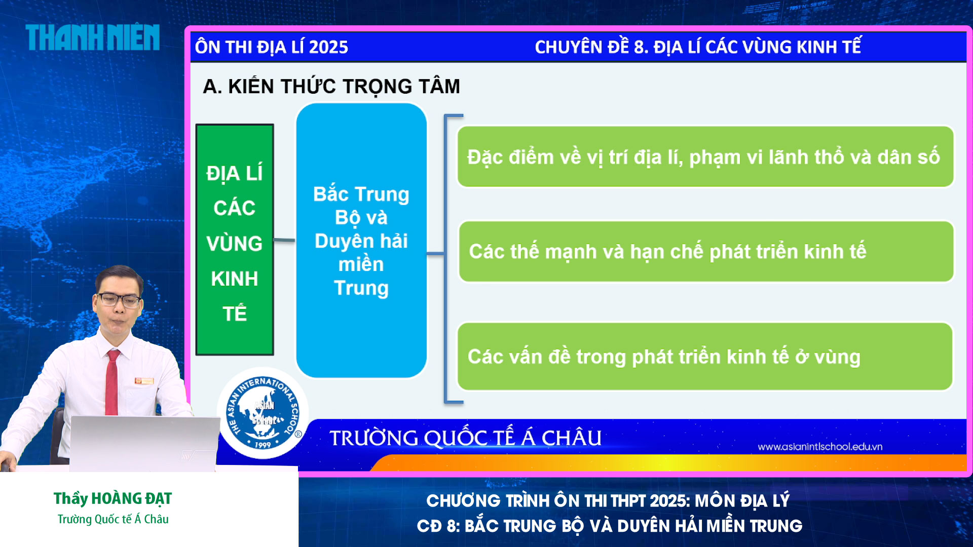 BÍ QUYẾT ÔN THI THPT 2025 | Môn địa lý | Chuyên đề 8 |  Đồng bằng Bắc Trung bộ và Duyên hải miền Trung - Ảnh 1.