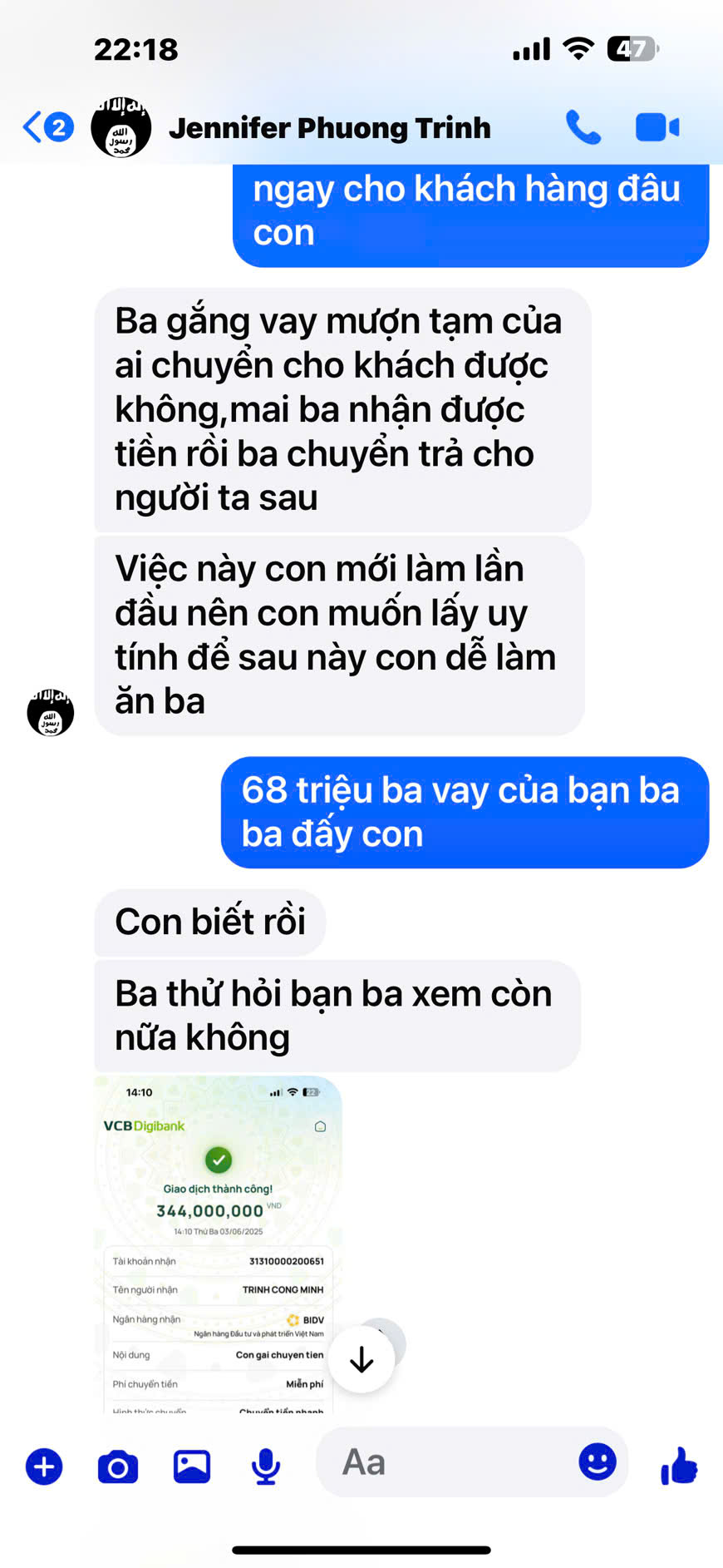 Một luật sư bị lừa đảo qua mạng Facebook 488 triệu đồng- Ảnh 5.