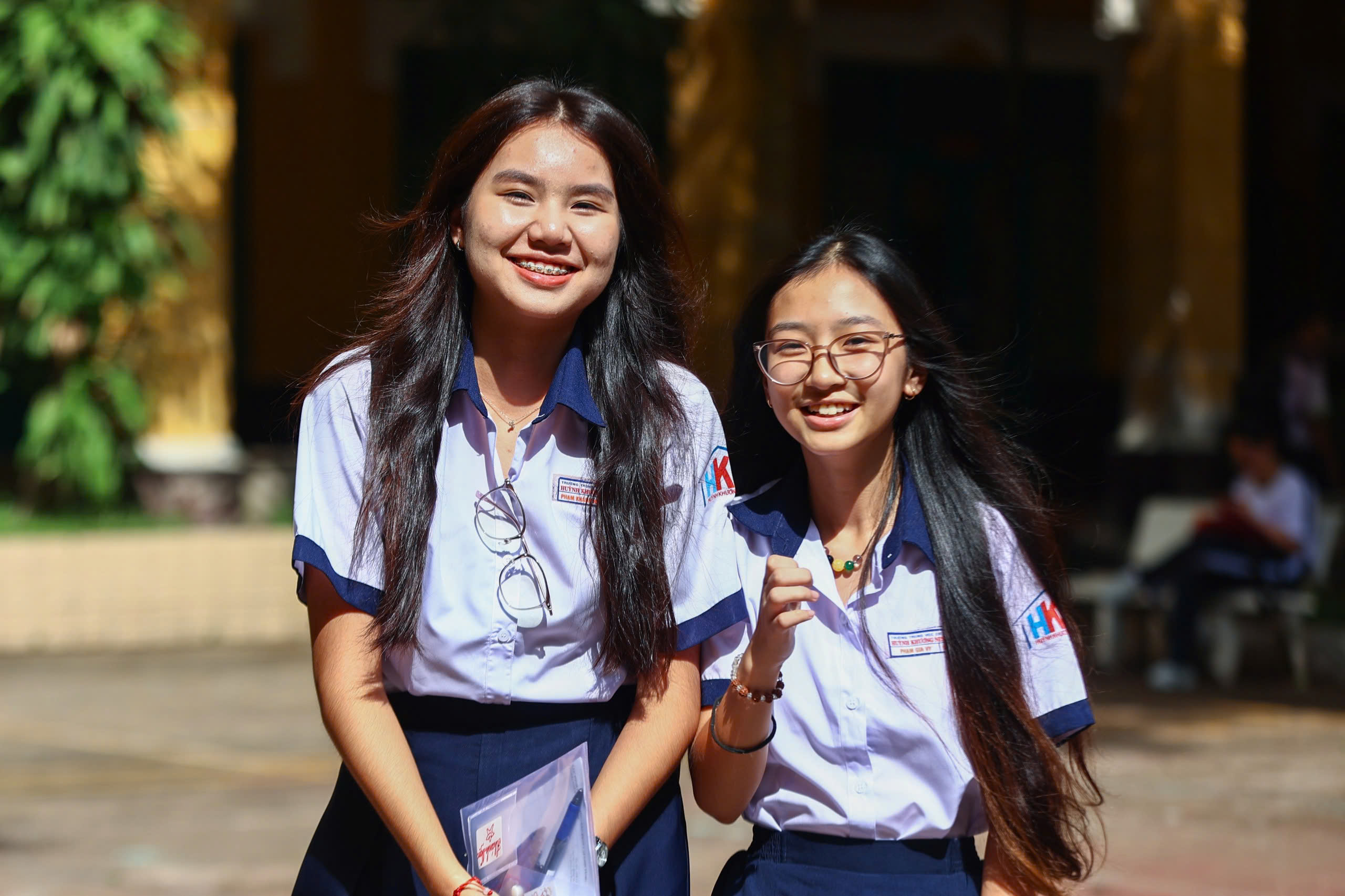 Thí sinh thi lớp 10 hoàn tất thủ tục, tự tin 'vượt vũ môn'- Ảnh 1.