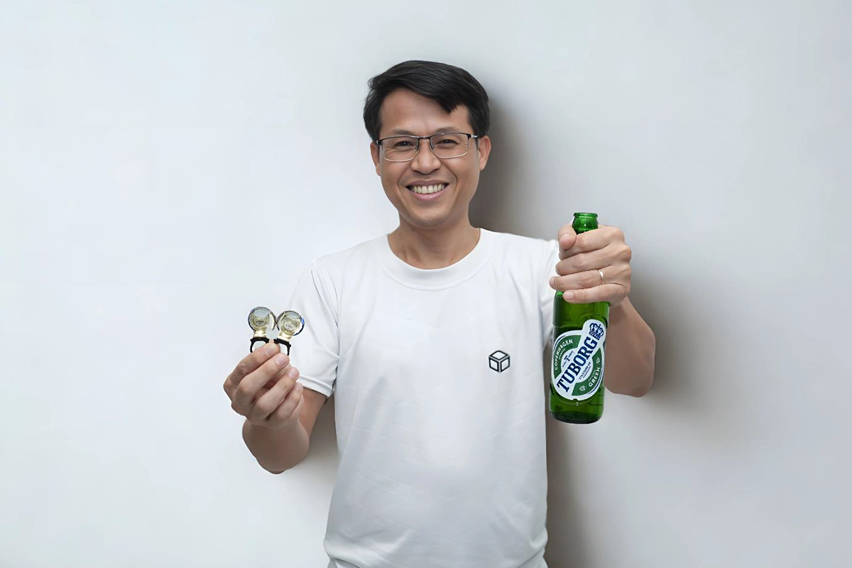 Ngỡ ngàng khi đến tiệc tay không, ra về ‘ẵm’ giải nửa tỉ đồng từ TUBORG- Ảnh 4. Ngỡ ngàng khi đến tiệc tay không, ra về ‘ẵm’ giải nửa tỉ đồng từ TUBORG- Ảnh 4.