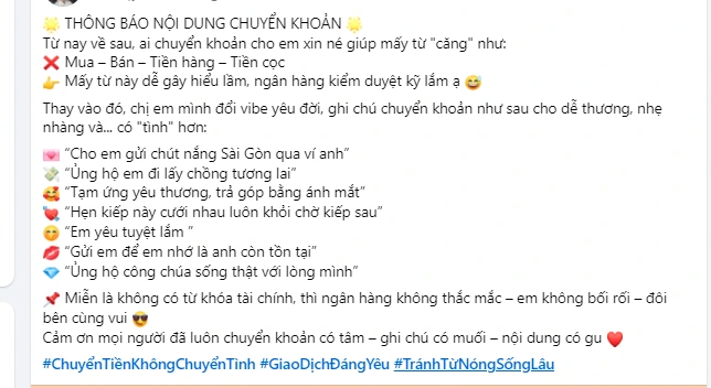 Mua hộp kem ghi chuyển khoản 'Tạm ứng yêu thương, trả góp bằng ánh mắt' - Ảnh 1.