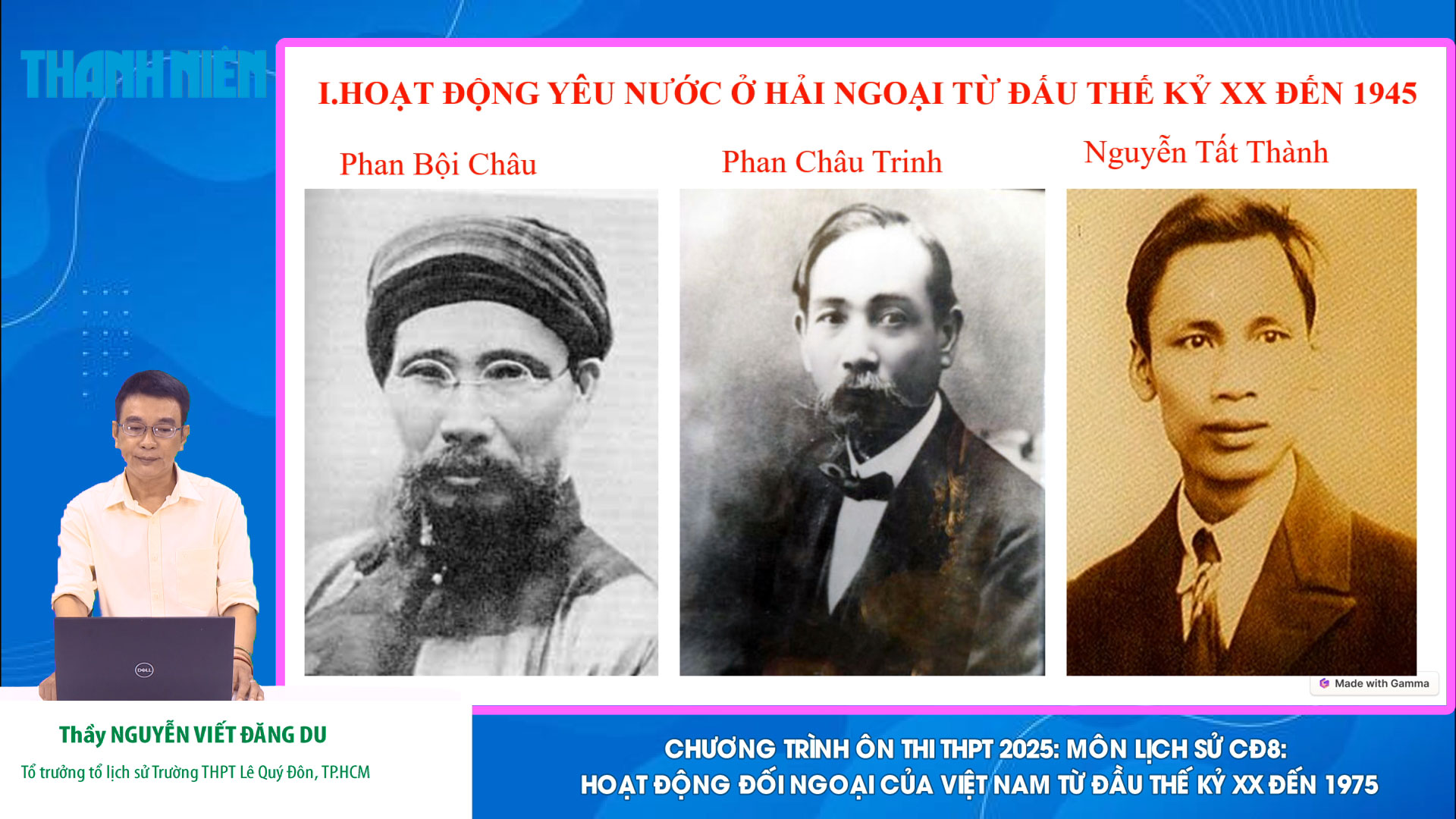 BÍ QUYẾT ÔN THI THPT 2025 | Môn lịch sử | Chuyên đề 8 | Hoạt động đối ngoại của Việt Nam từ đầu thế kỷ XX đến 1975 BÍ QUYẾT ÔN THI THPT 2025 | Môn lịch sử | Chuyên đề 8 | Hoạt động đối ngoại của Việt Nam từ đầu thế kỷ XX đến 1975