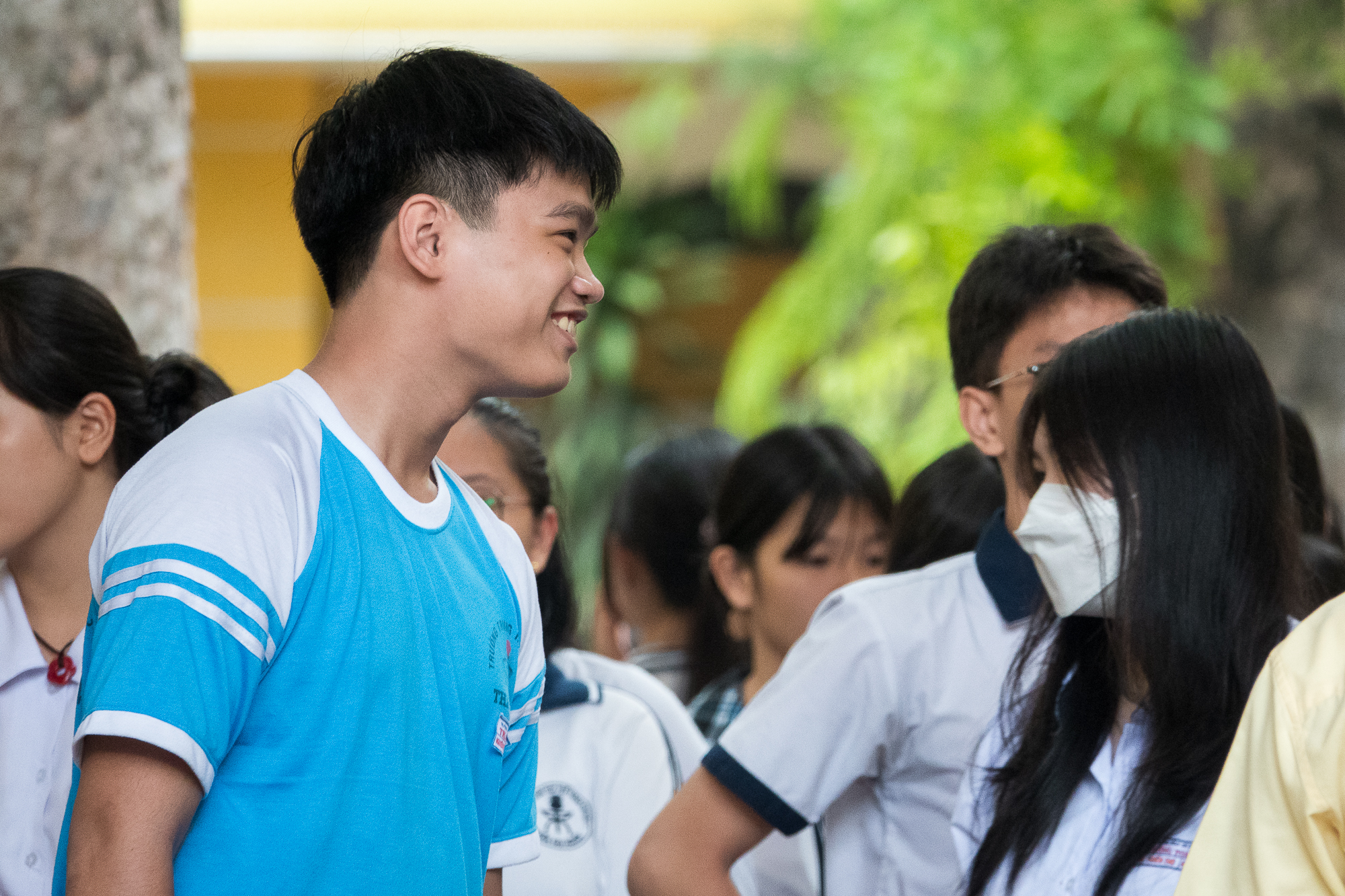 Khoảnh khắc nặng tình trong những ngày thi lớp 10 'nhẹ nhàng' - Ảnh 5.