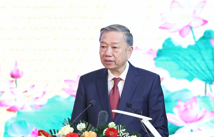 Bài phát biểu của Tổng Bí thư Tô Lâm tại lễ kỷ niệm 110 năm Ngày sinh Tổng Bí thư Nguyễn Văn Linh - Ảnh 1.