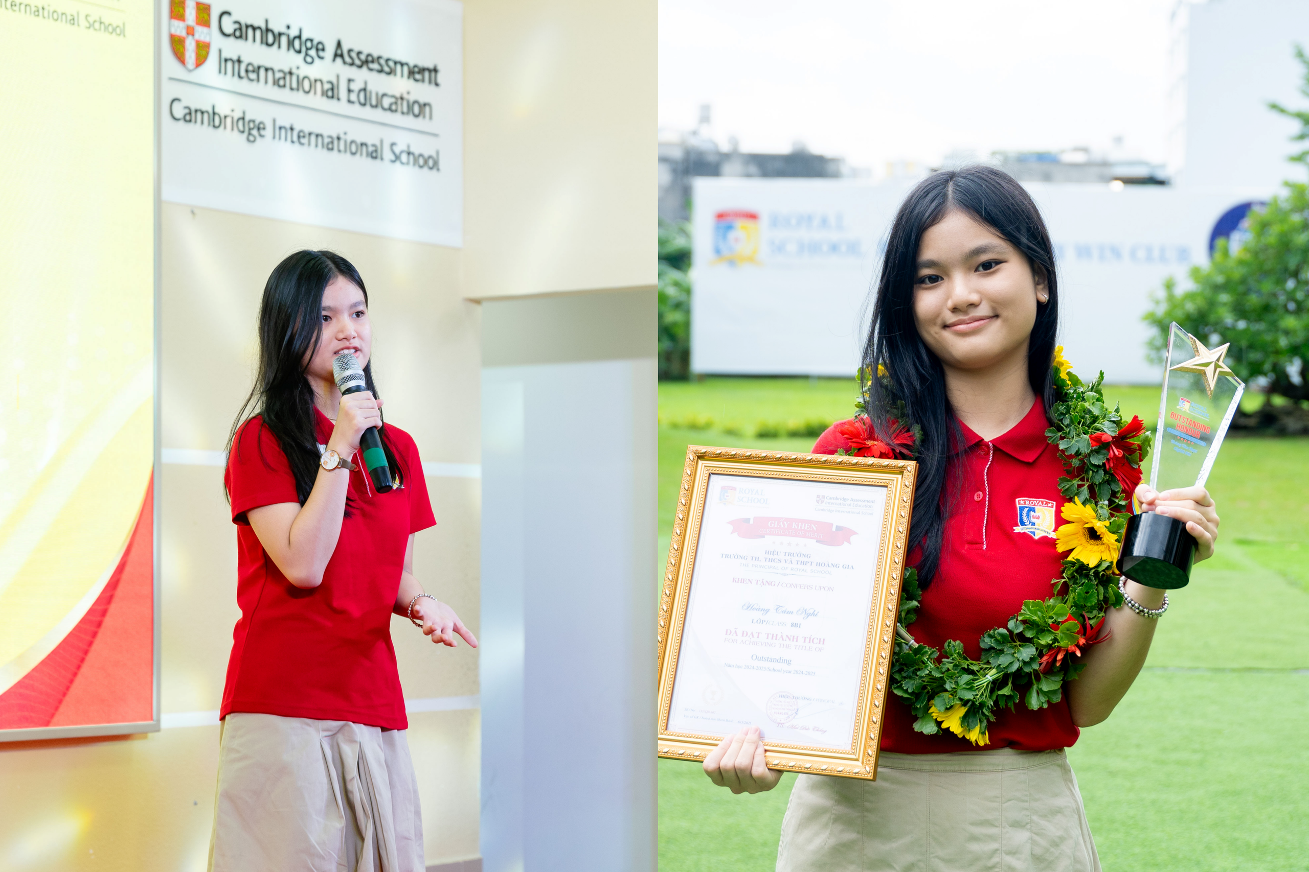 Keputusan Pusat Pemeriksaan Cambridge yang mengagumkan di Royal School: Skor sempurna, melebihi purata antarabangsa - Foto 2. Kết quả Cambridge Checkpoint ấn tượng của Royal School: Điểm tuyệt đối, vượt trung bình quốc tế - Ảnh 2.