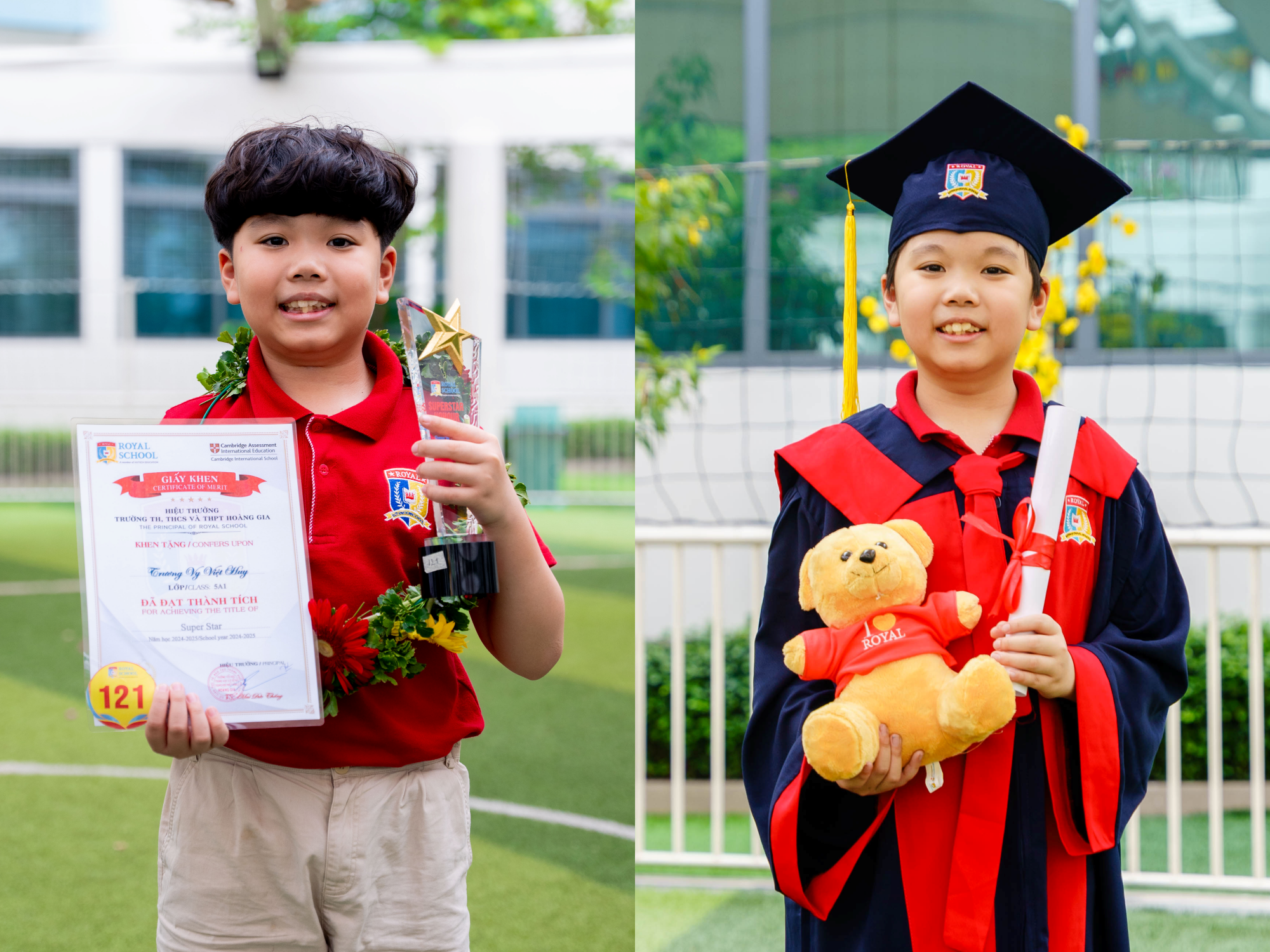 Keputusan Pusat Pemeriksaan Cambridge yang mengagumkan di Royal School: Skor sempurna, melebihi purata antarabangsa - Foto 3. Kết quả Cambridge Checkpoint ấn tượng của Royal School: Điểm tuyệt đối, vượt trung bình quốc tế - Ảnh 3.
