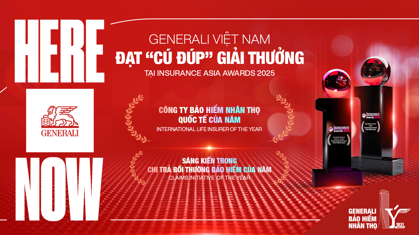 Generali Việt Nam ghi dấu ấn với cú đúp giải thưởng tại Insurance Asia Awards 2025- Ảnh 1. Generali Việt Nam ghi dấu ấn với cú đúp giải thưởng tại Insurance Asia Awards 2025- Ảnh 1.