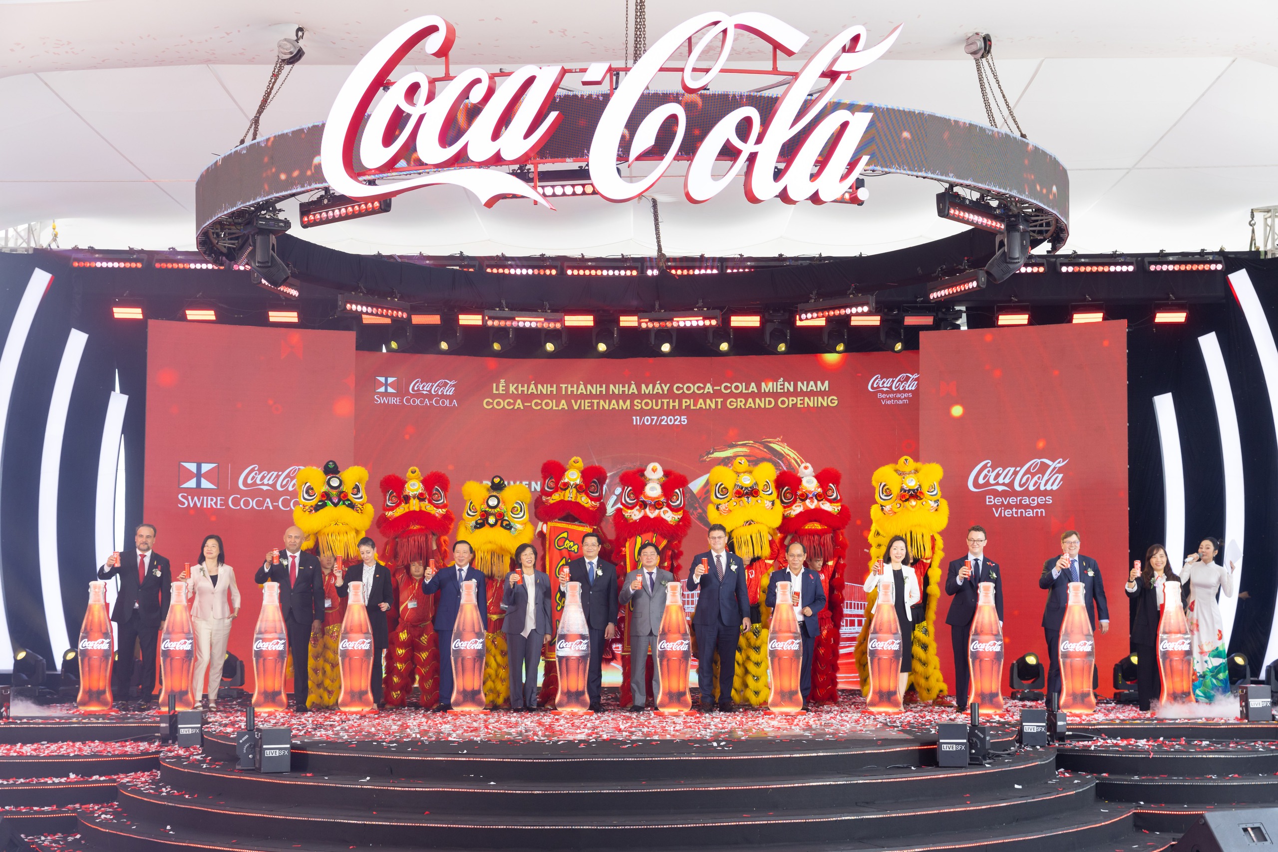 Coca-Cola Việt Nam khánh thành nhà máy 136 triệu USD tại Tây Ninh - Ảnh 1.