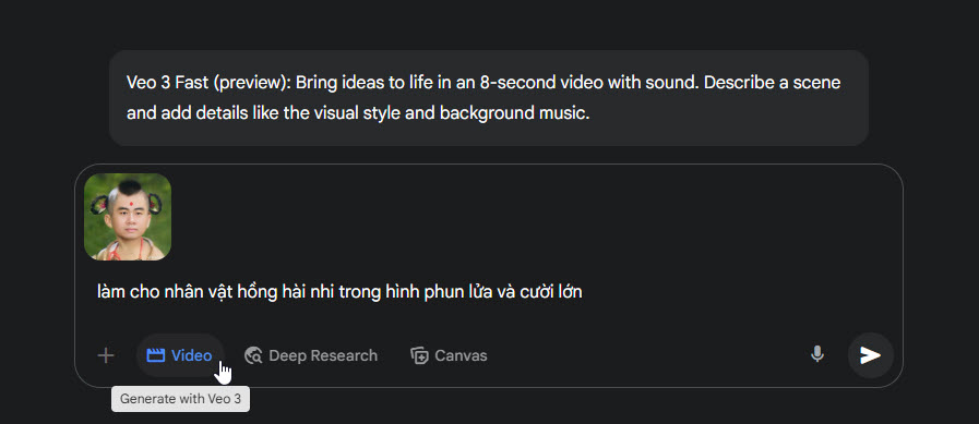 Gemini đã cho "hô biến" hình ảnh thành video - Ảnh 2.