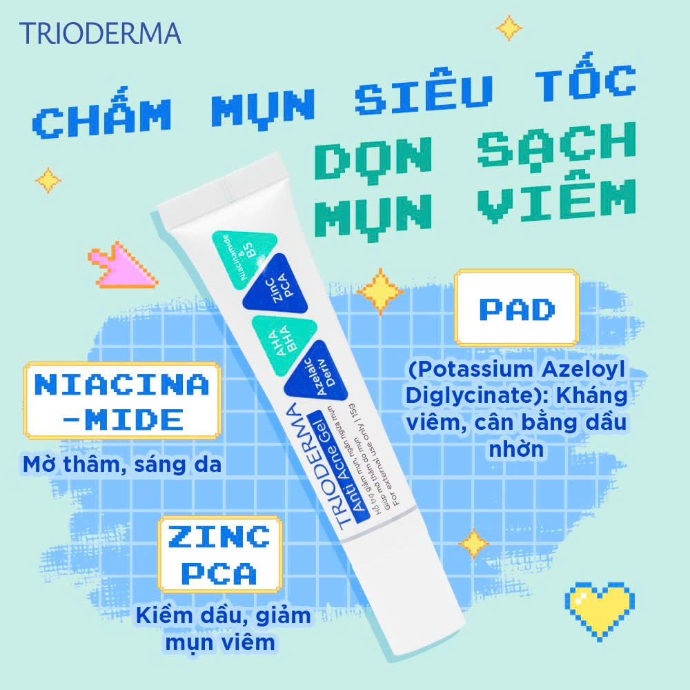 Trioderm For Rash Review gel chấm mụn Trioderma Anti Acne Gel có hiệu quả dứt điểm, ngừa ...