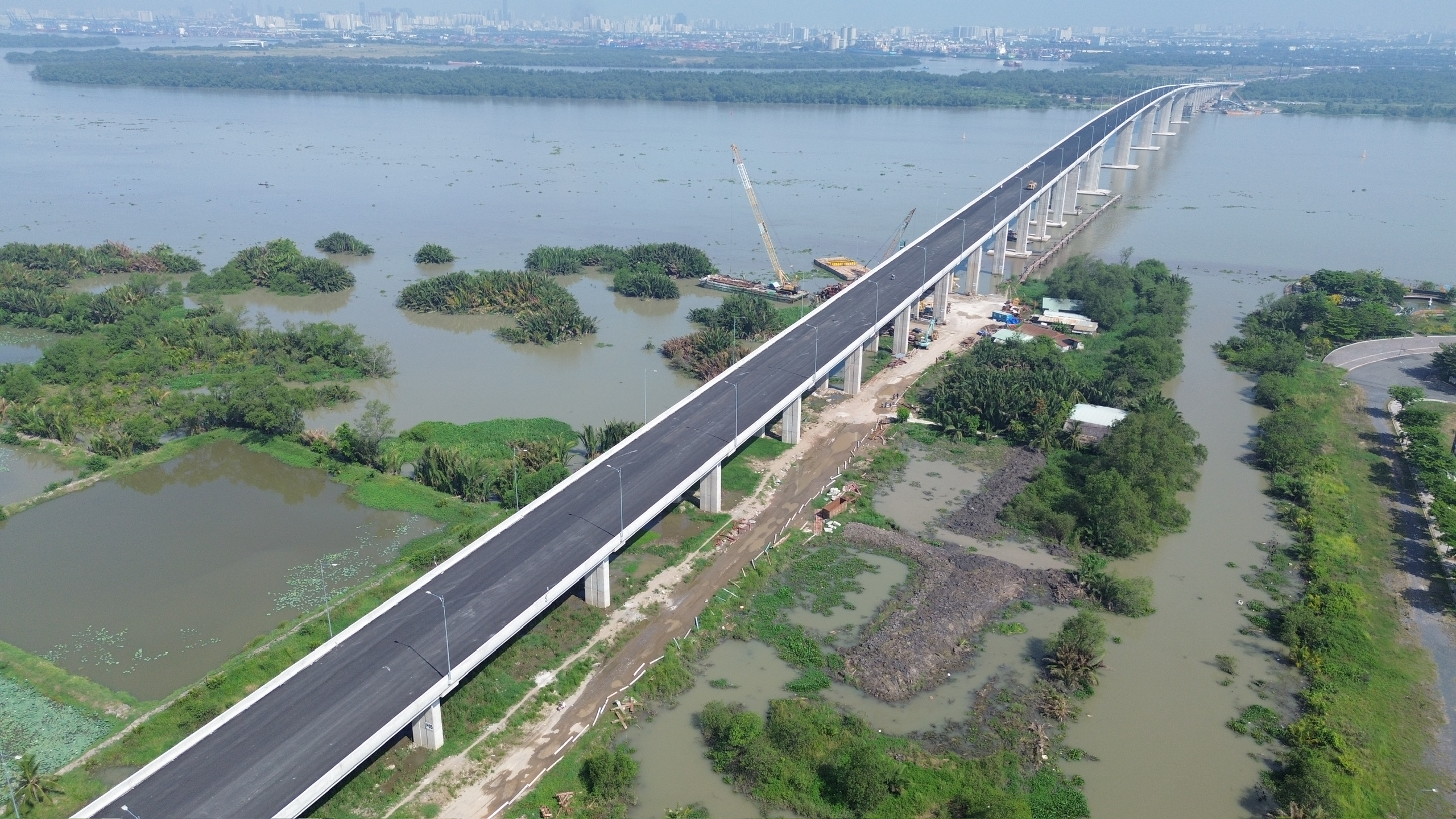 Người dân TP.HCM sắp được đi cầu Nhơn Trạch lớn nhất Vành đai 3 - Ảnh 1. Người dân TP.HCM sắp được đi cầu Nhơn Trạch lớn nhất Vành đai 3 - Ảnh 1.