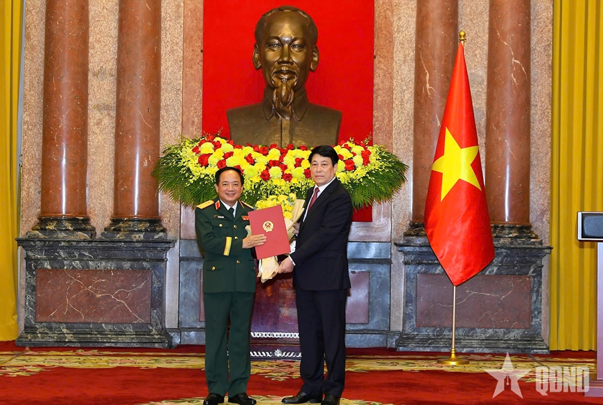 Thượng tướng Trịnh Văn Quyết được thăng quân hàm đại tướng