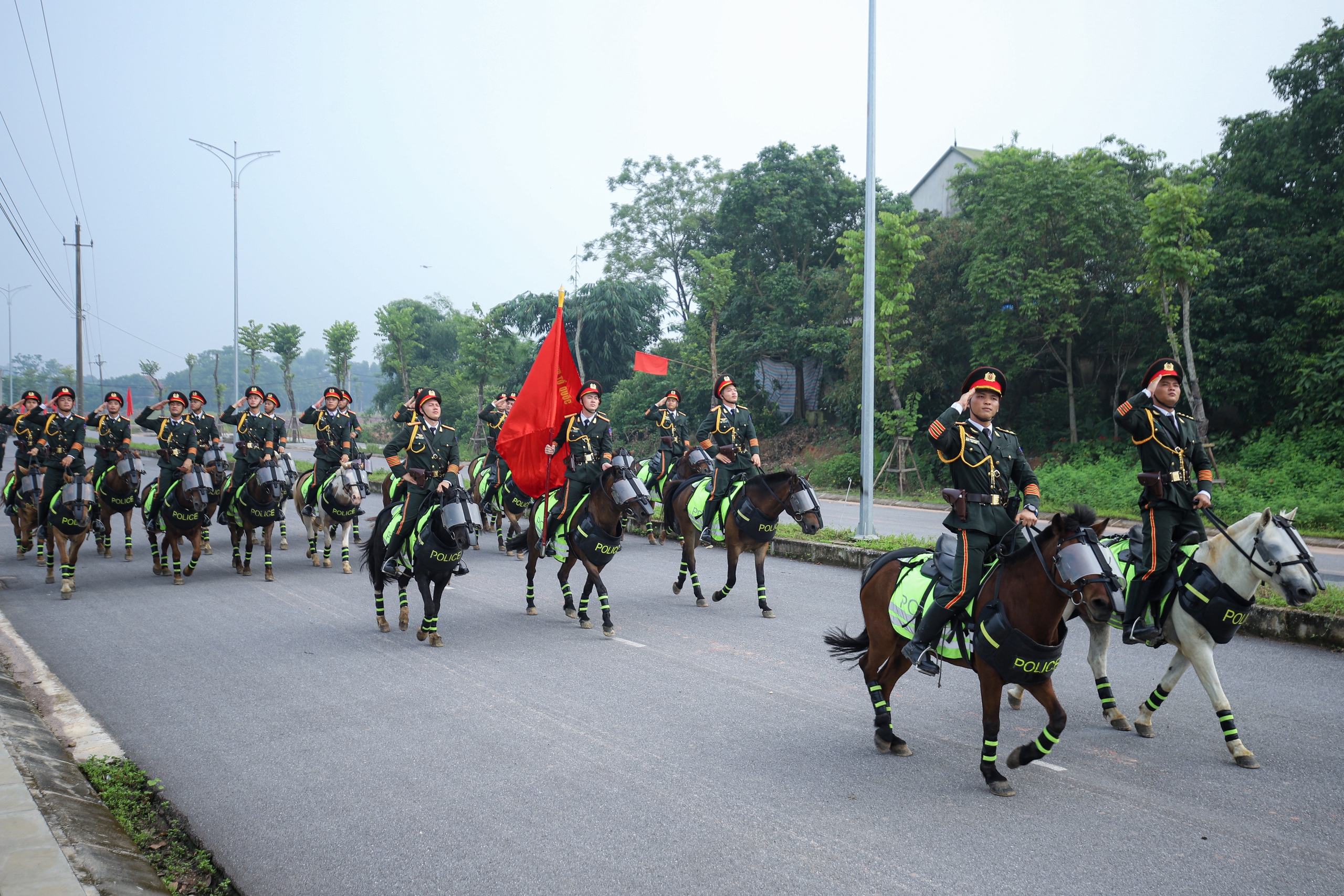 Những hình ảnh mãn nhãn của khối kỵ binh trước thềm A80 - Ảnh 12.