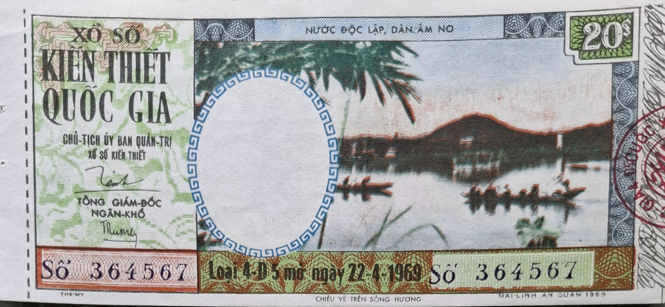 Độc lạ những tờ vé số kiến thiết xưa  - Ảnh 8.