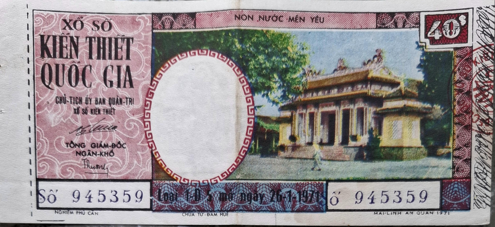 Độc lạ những tờ vé số kiến thiết xưa  - Ảnh 9.