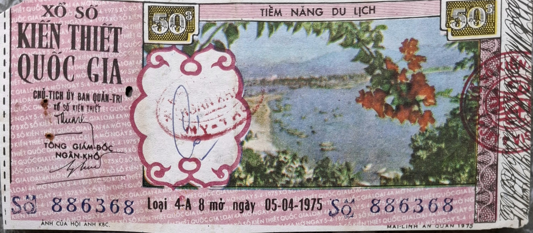 Độc lạ những tờ vé số kiến thiết xưa  - Ảnh 10.