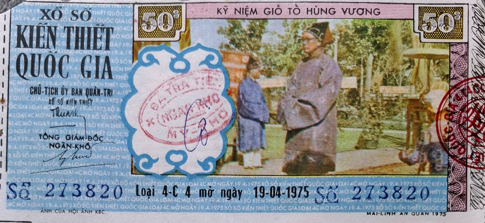 Độc lạ những tờ vé số kiến thiết xưa  - Ảnh 12.