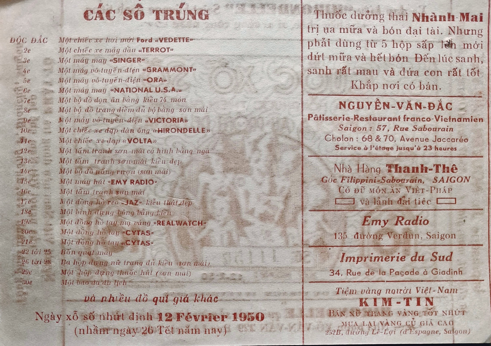Độc lạ những tờ vé số kiến thiết xưa  - Ảnh 19.