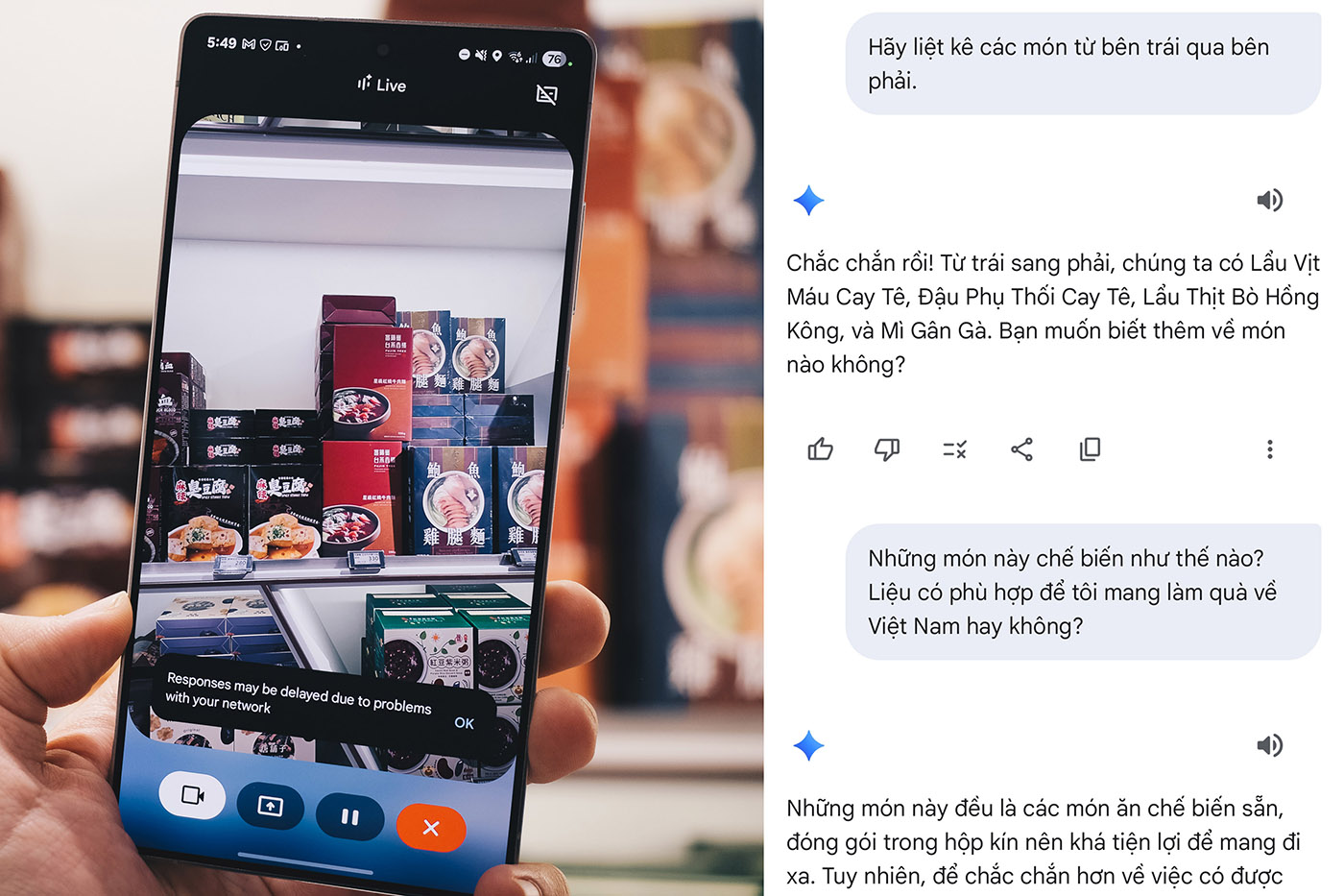 Không biết tiếng, ngại hỏi, vẫn mua sắm tự tin nhờ Gemini Live trên Galaxy S25 Ultra- Ảnh 3.