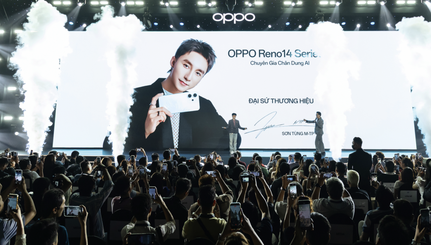 Thế hệ smartphone Oppo Reno14 Series ra mắt tại Việt Nam, tích hợp Google Gemini - Ảnh 1.