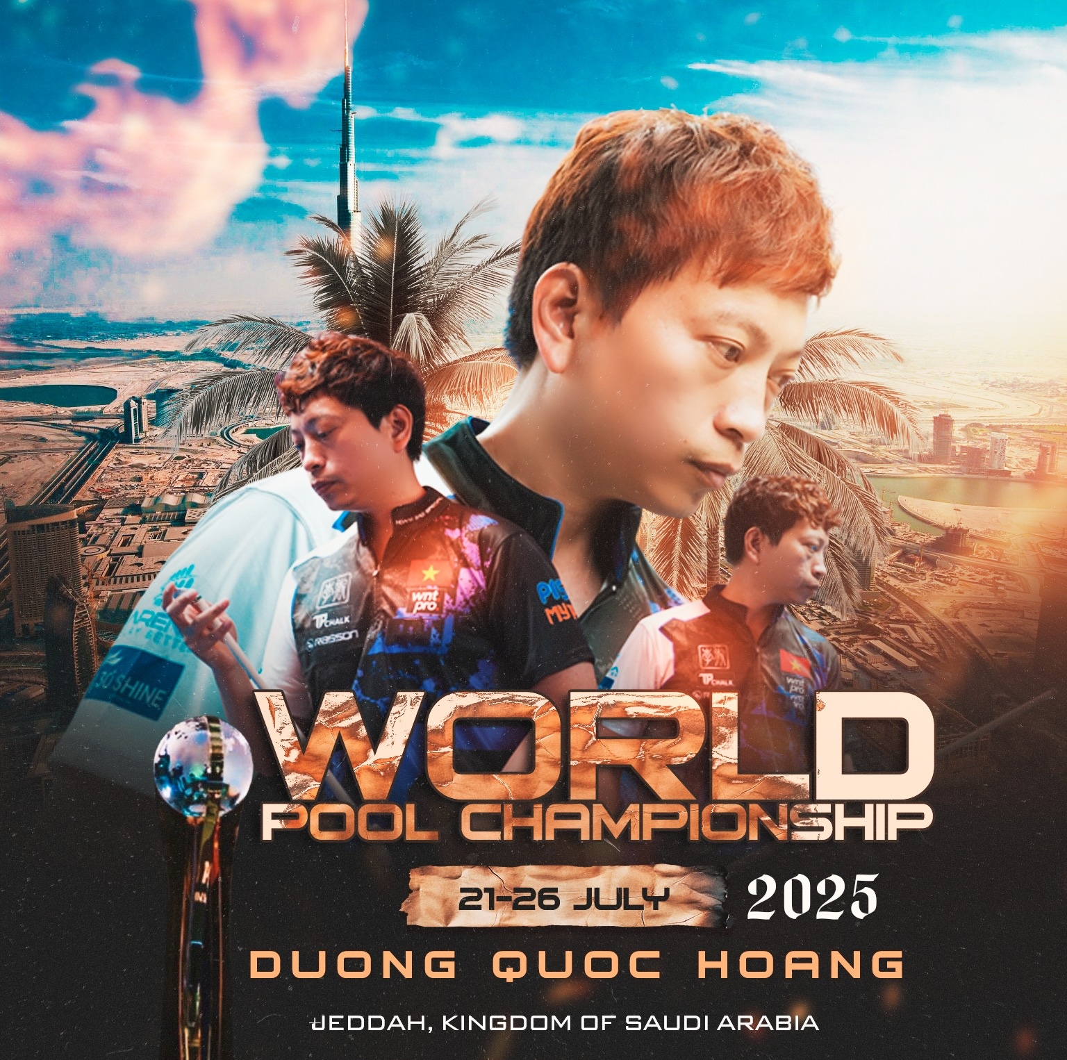 Biliar: Hoang Sao pergi ke Arab untuk memamerkan keahliannya dalam turnamen berhadiah 26 miliar - Foto 2. Billiards: Hoàng Sao đến Ả Rập, trổ tài ở giải đấu có tiền thưởng 26 tỉ- Ảnh 2.