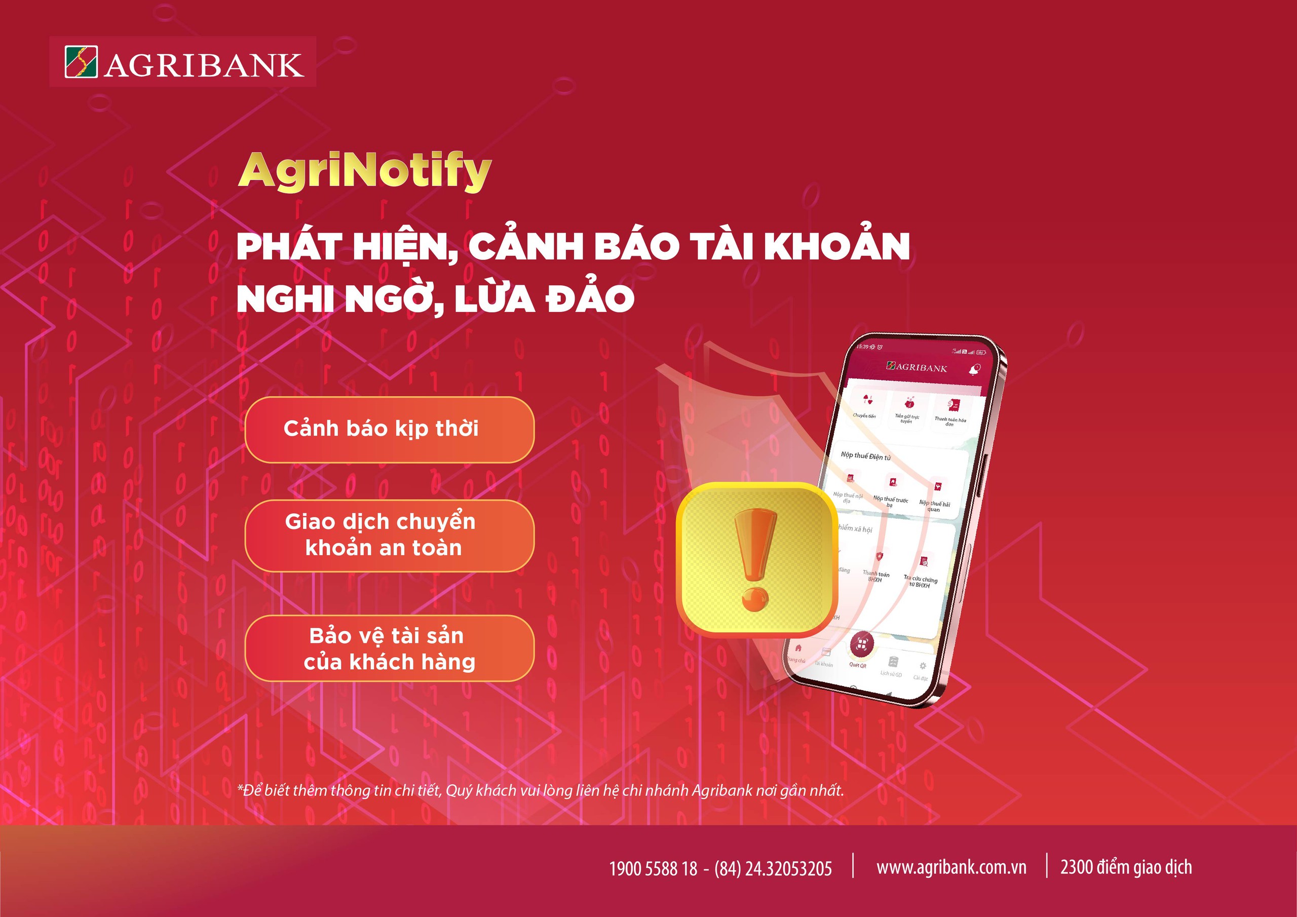 Agribank tăng cường biện pháp bảo vệ tài khoản khách hàng - Ảnh 1.