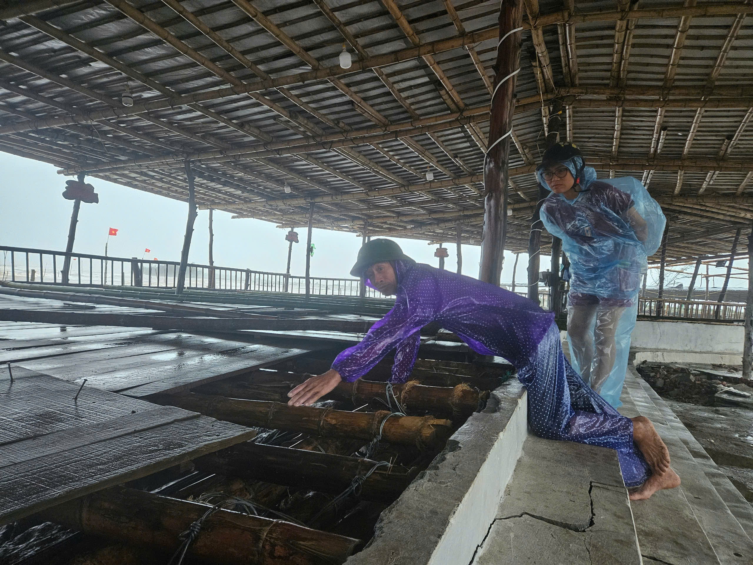 Khu du lịch Cồn Vanh tan hoang sau bão số 3 - Ảnh 6.