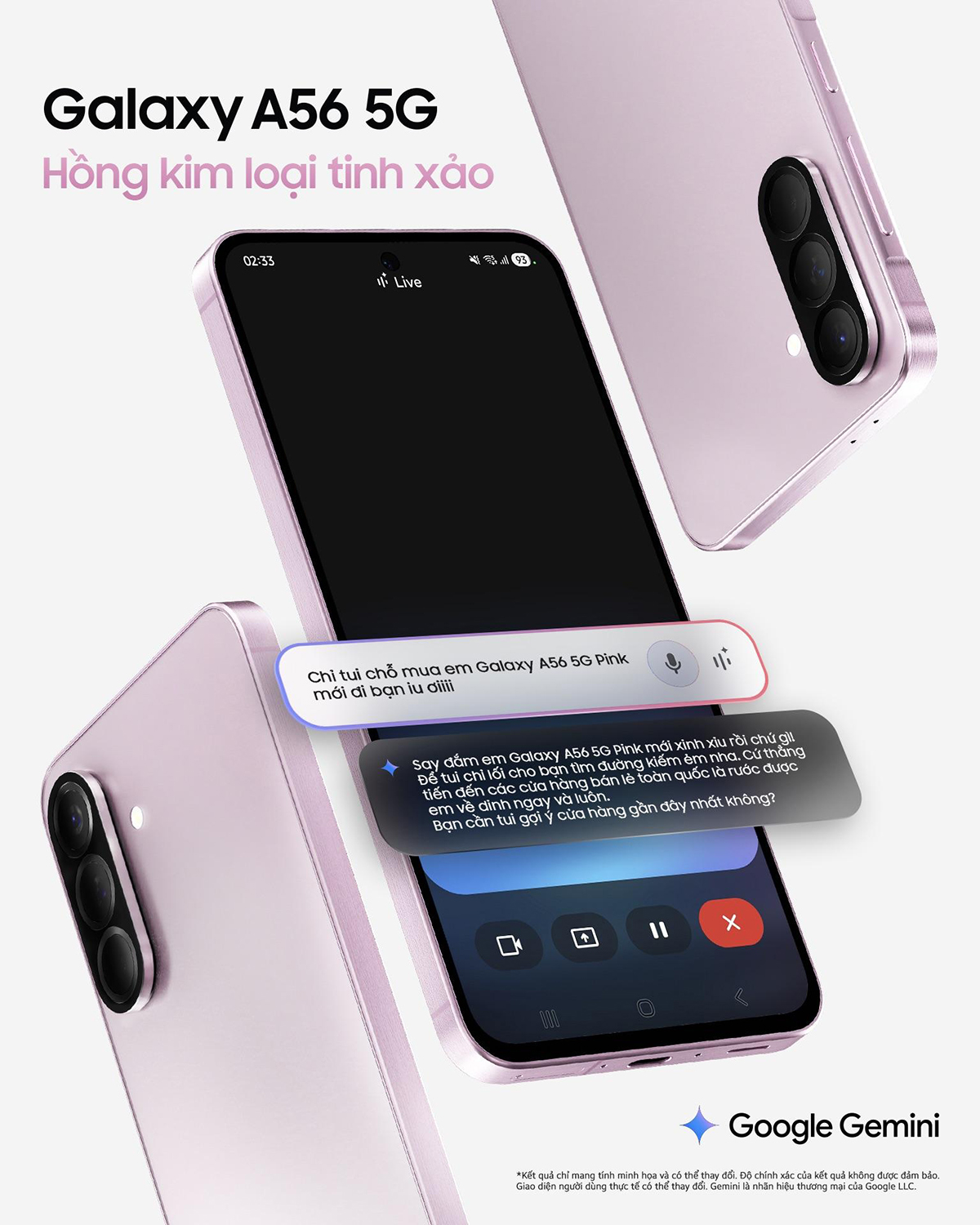 Phong cách và công nghệ thời thượng cùng lên ngôi với Galaxy A56 5G Màu hồng mới - Ảnh 3. Phong cách và công nghệ thời thượng cùng lên ngôi với Galaxy A56 5G Màu hồng mới - Ảnh 3.