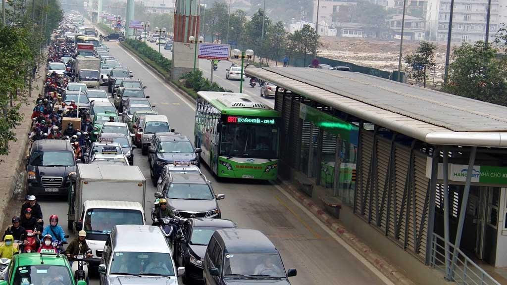 Kiểm toán Nhà nước: Tuyến BRT Hà Nội chưa hiệu quả, làm giảm bề rộng mặt đường- Ảnh 1. Kiểm toán Nhà nước: Tuyến BRT Hà Nội chưa hiệu quả, làm giảm bề rộng mặt đường- Ảnh 1.