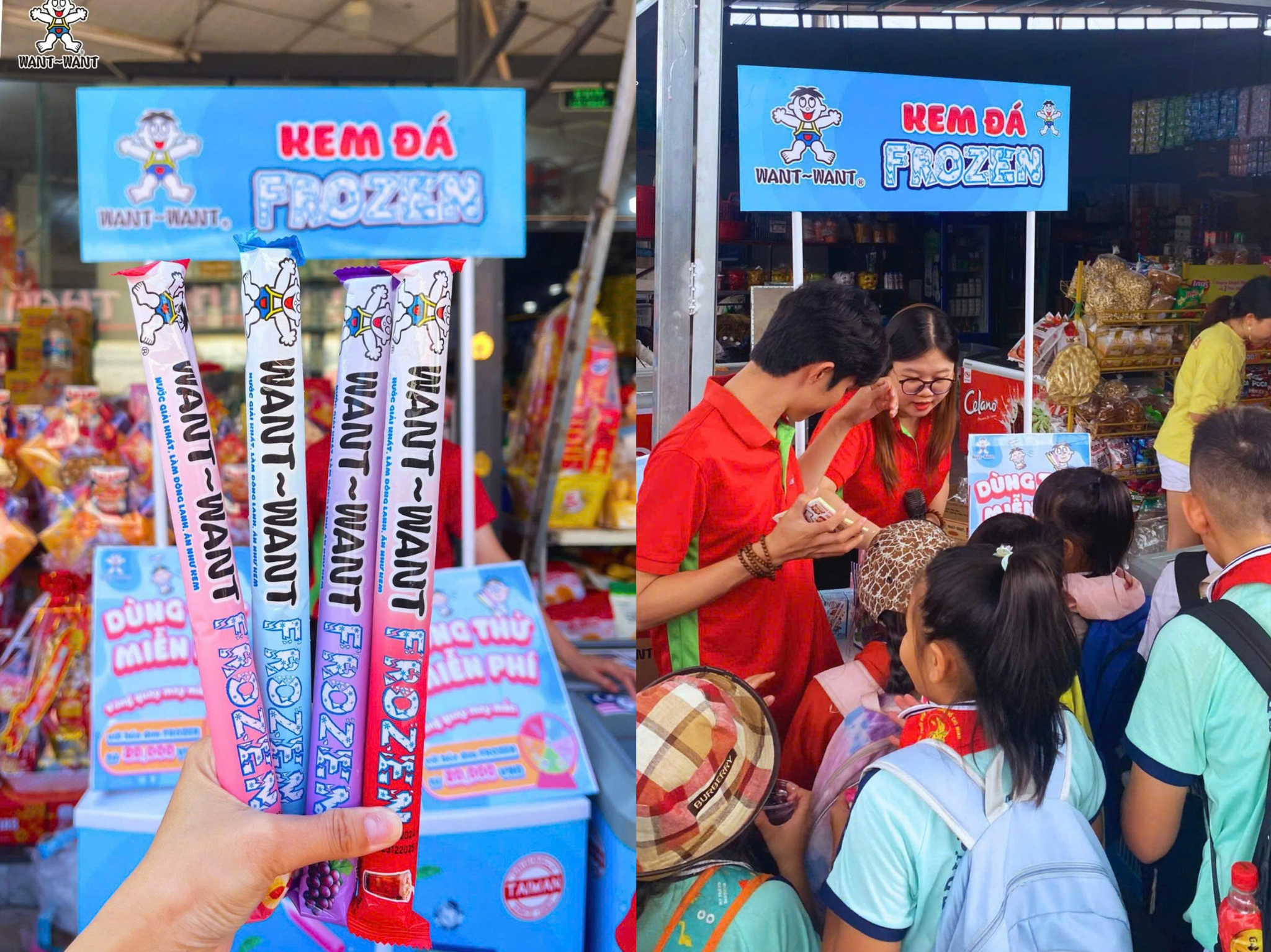 بستنی یخی تیوبی وانت وانت - انتخابی عالی برای روزهای گرم تابستان - عکس ۳. Kem ống Want Want Frozen - Lựa chọn hoàn hảo cho ngày hè oi ả- Ảnh 3.