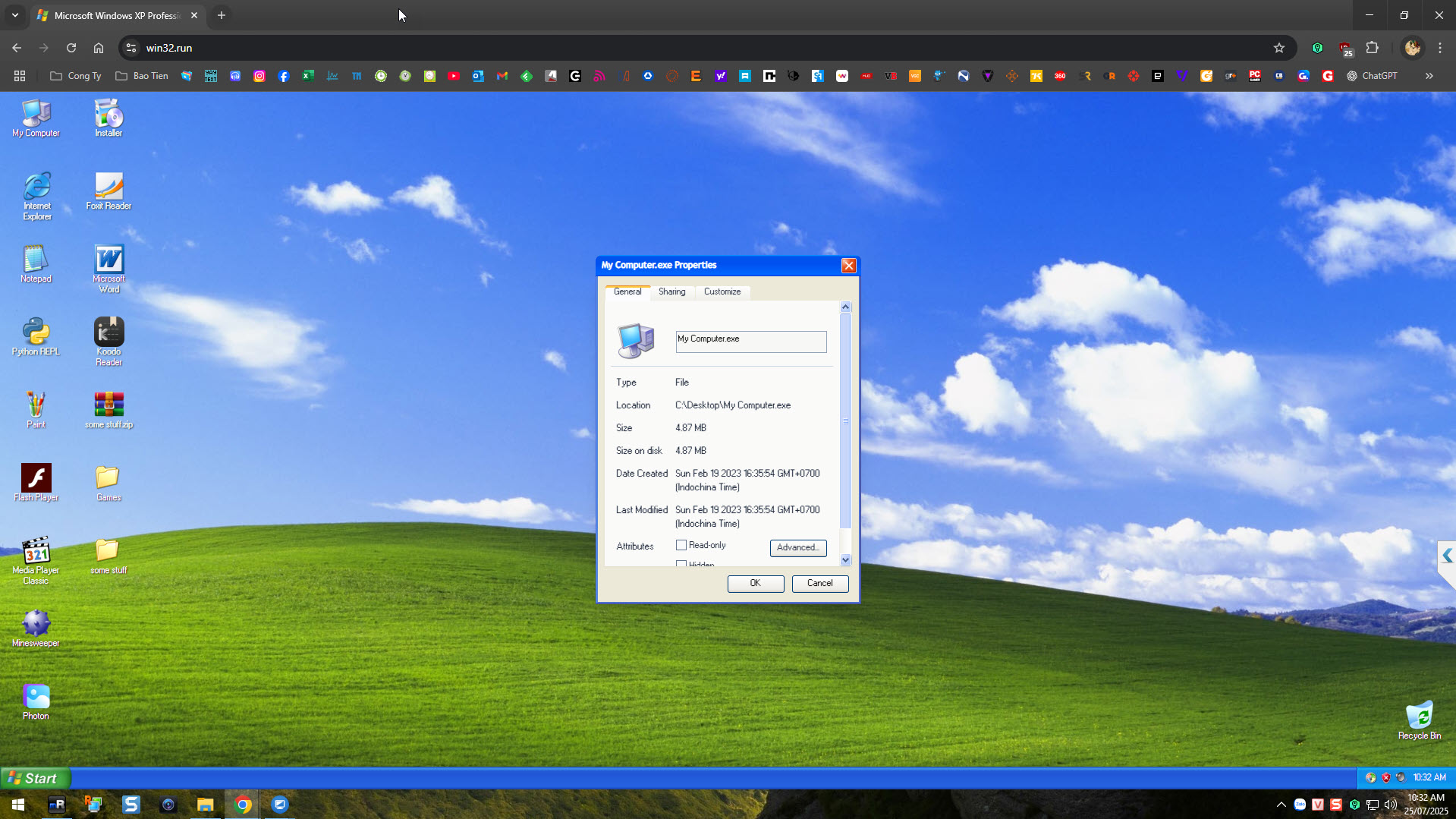 Lập trình viên tái tạo toàn bộ Windows XP ngay trên nền web - Ảnh 1.