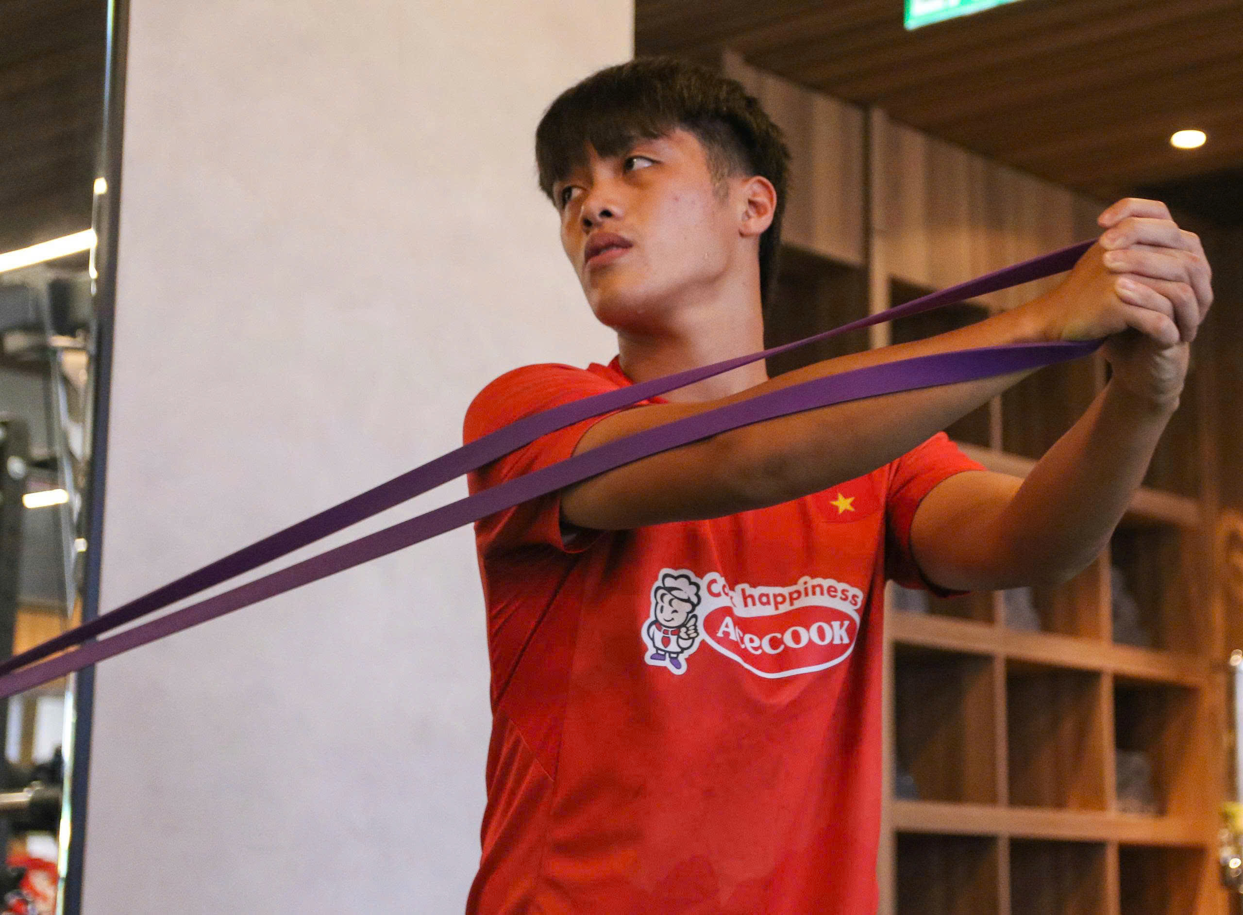 U.23 Việt Nam ‘cực khỏe’ trước trận đại chiến, sẵn sàng cả trí và lực đánh bại Indonesia- Ảnh 4. U.23 Việt Nam ‘cực khỏe’ trước trận đại chiến, sẵn sàng cả trí và lực đánh bại Indonesia- Ảnh 4.